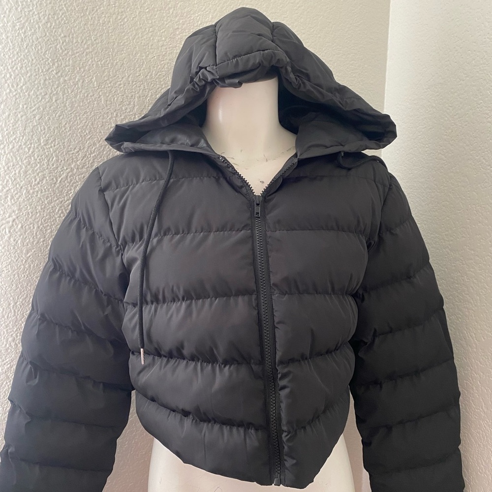 Shein puffy crop jacket